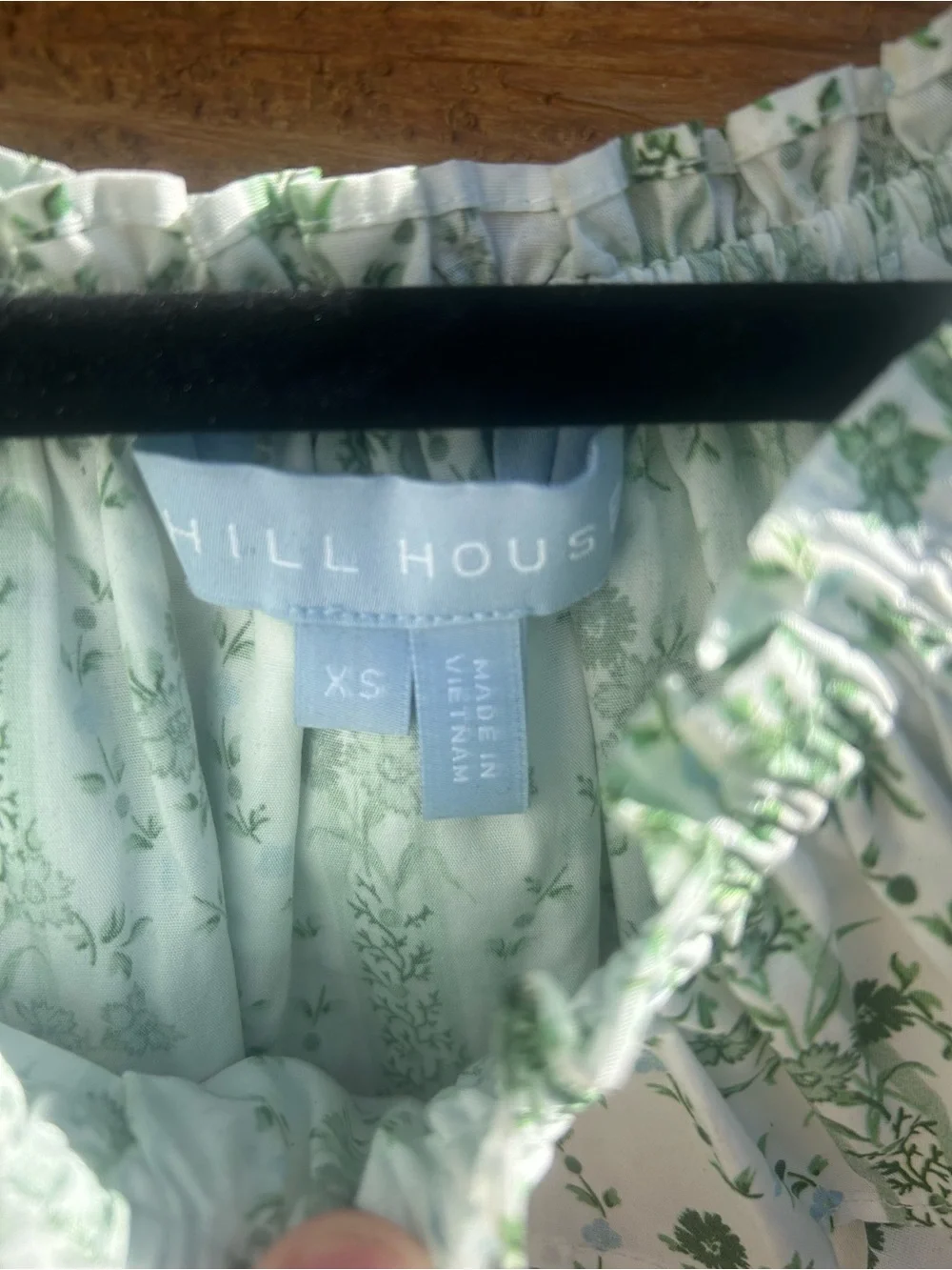 Hill House Home XS Green Vine Stripe Shorts Set - Picture 2 of 9